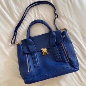 Danier Blue Top Handle Bag